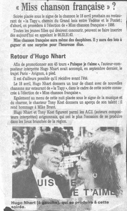 Miss chanson française